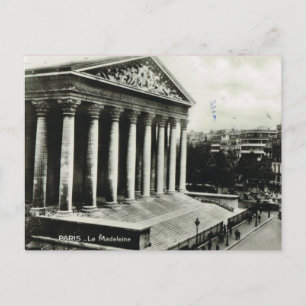 Vintage Paris, Paris, La Madeleine Vykort