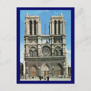 Vintage Paris, Paris Notre Dame de Paris Vykort