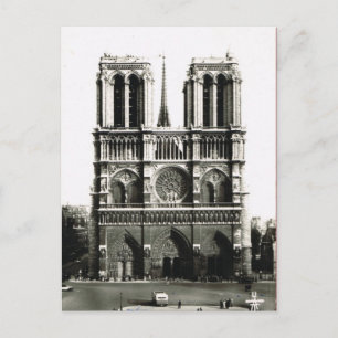 Vintage Paris, Paris Notre Dame, Ile de la Citie Vykort