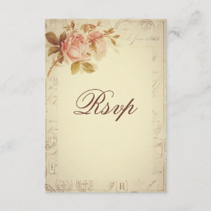 Vintage Paris Postmarks Chic Ro OSA Kort