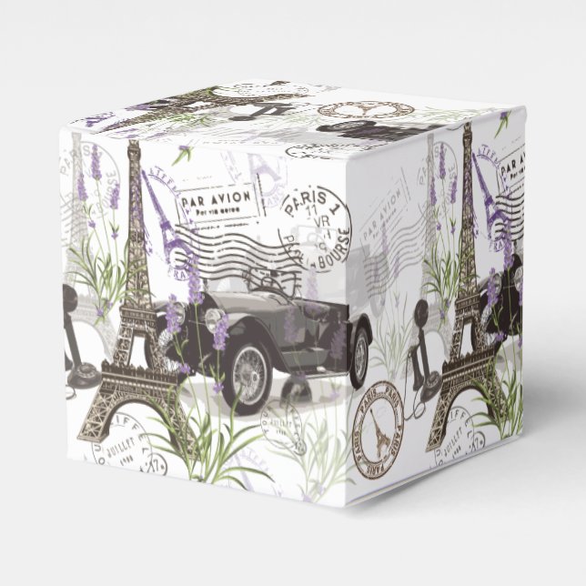 Vintage Paris Presentaskar (Framsidan Sidan)