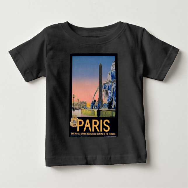 Vintage Paris reseinformation Tröja (Framsida)