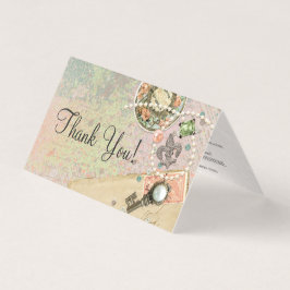 Vintage Paris Shabby Fransk Jewelry - tack ditt ko Kort