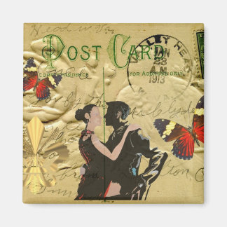 Vintage Paris Tango-postkort Magnet