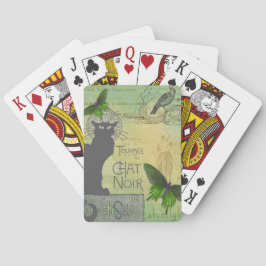 Vintage Paris Tour of Chatta Noir Collage Casinokort