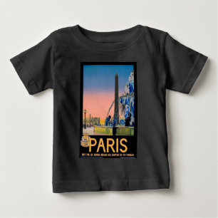 Vintage Paris Travel Advertisement T-shirt