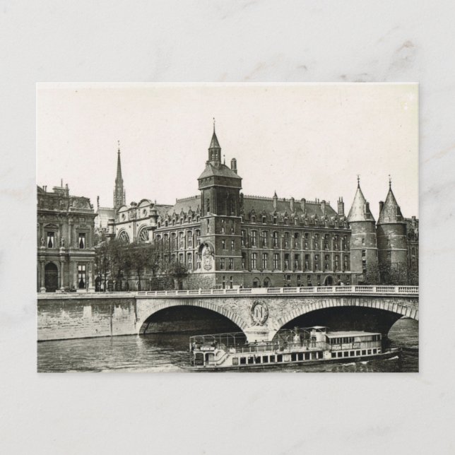 Vintage Paris,   tribunalen Vykort (Framsida)