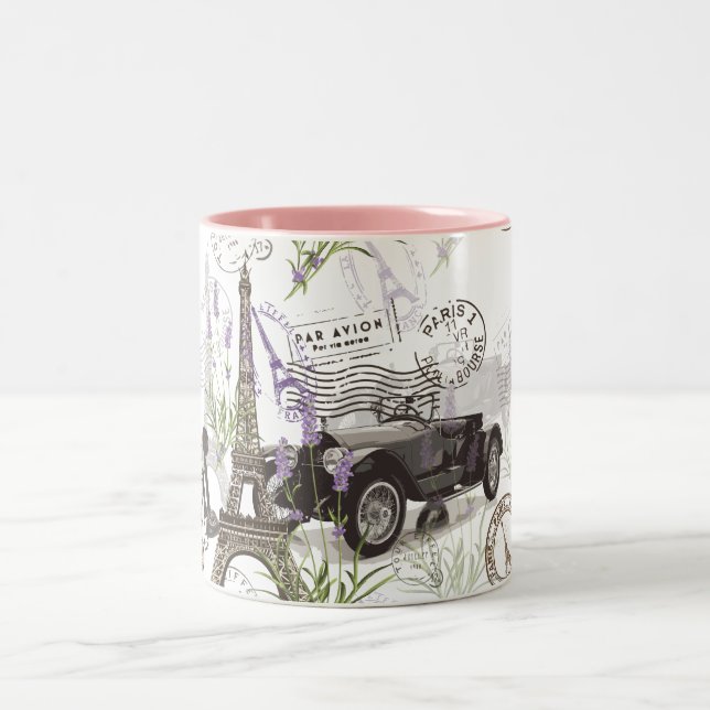 Vintage Paris Två-Tonad Mugg (Center)