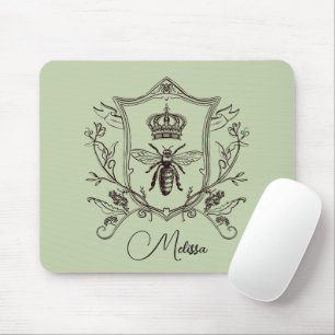 Vintage Parisbiodlare Fransk Krona Bee Queen Musmatta