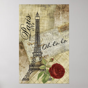 Vintage Parisdesign Poster