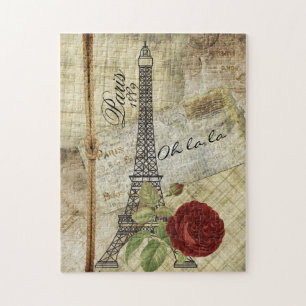 Vintage Parisdesign Pussel