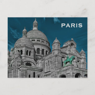Vintage Parisreseturism Vykort