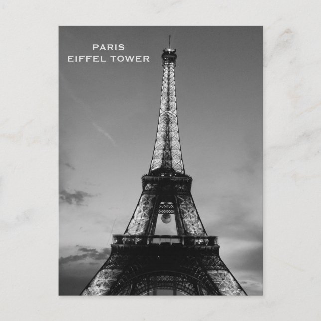 Vintage Parisreseturism Vykort (Framsida)