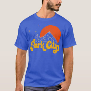 Vintage Park City Utah Mid Century Distress Aest T Shirt