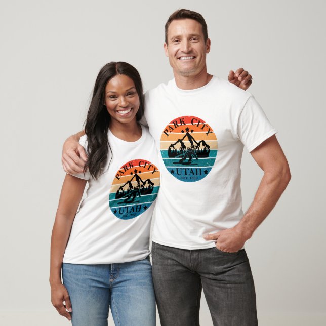 Vintage Park city Utah T Shirt (Unisex)