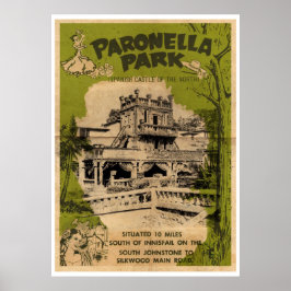 Vintage Paronella Park Travel Poster