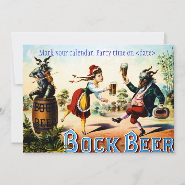 Vintage Party Inbjudan (Framsida)