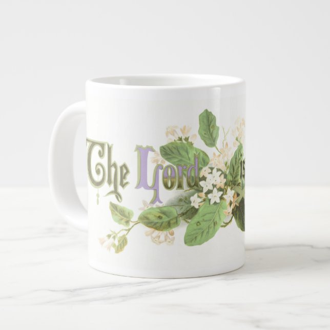 vintage Påsk Art Jumbo Mugg (Framsida vänster)