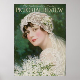 Vintage Påsk Bride Poster