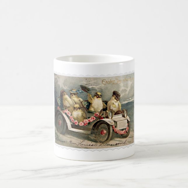 Vintage Påsk Chickar Kaffemugg (Center)