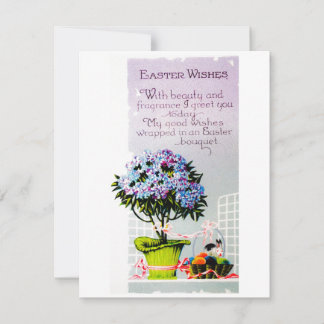 Vintage Påsk Hälsning Julkort