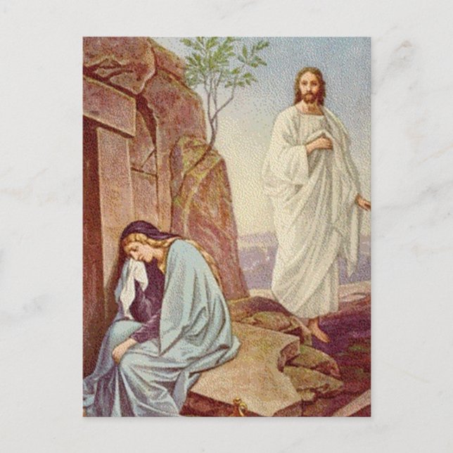 Vintage: påsk - helg vykort (Framsida)