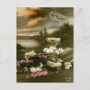 Vintage Påsk Helg Vykort