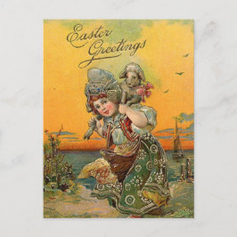 Vintage Påsk Helgdag art vykort