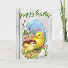 Vintage Påsk Helgdag Card Helgkort
