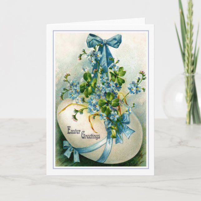 Vintage Påsk Helgkort (Framsida)