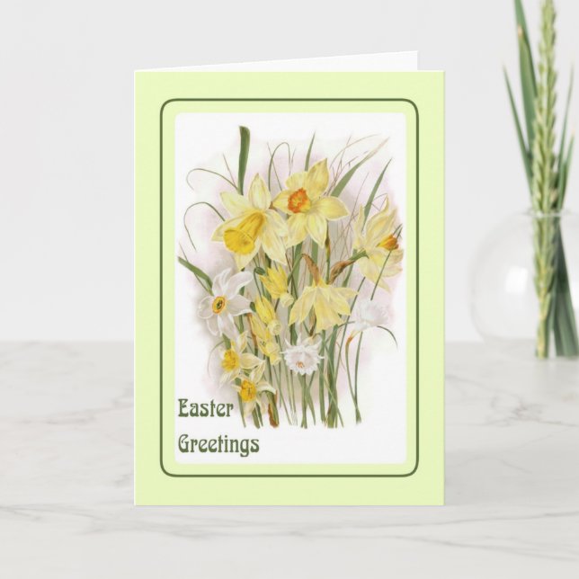 Vintage Påsk Helgkort (Framsida)