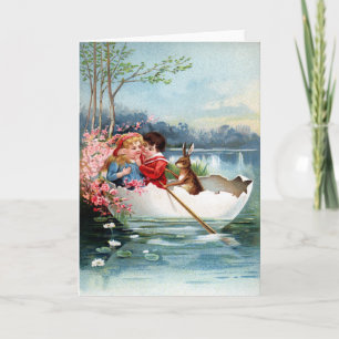 Vintage Påsk Helgkort