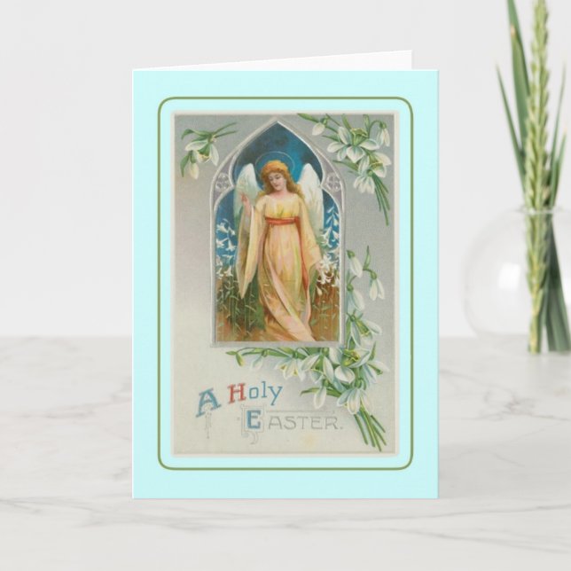Vintage Påsk Helgkort (Framsida)