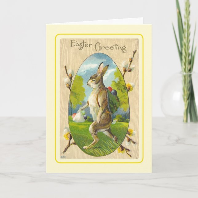 Vintage Påsk Helgkort (Framsida)