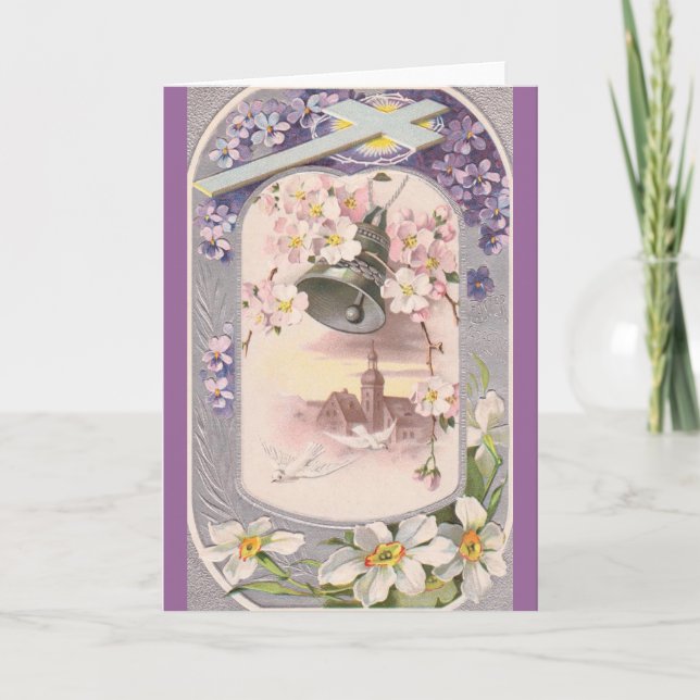 Vintage Påsk Helgkort (Framsida)