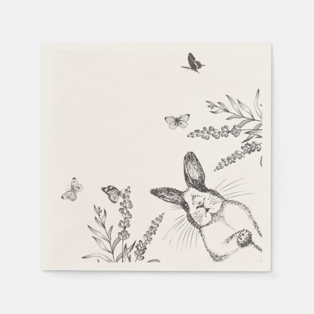 Vintage Påsk Pappersservett (Framsidan)