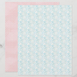 Vintage Påsk Prickig Scrapbookpapper