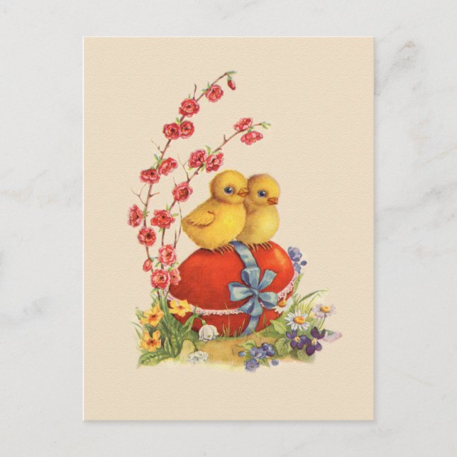 Vintage Påsk vykort (Framsida)