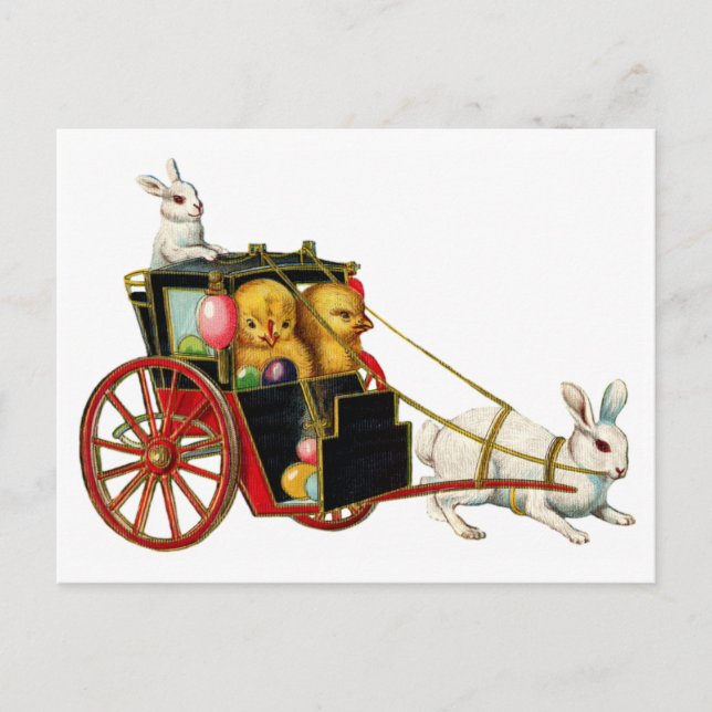 Vintage Påsk vykort (Framsida)