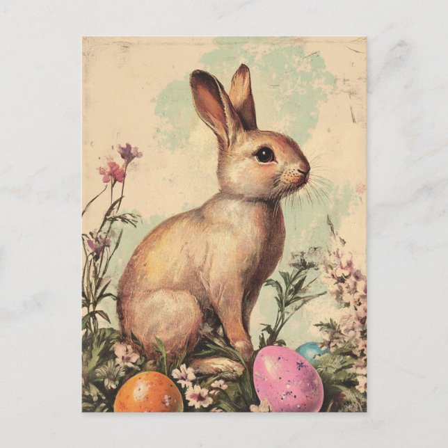 Vintage påsk vykort (Framsida)