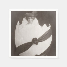 Vintage Påskägg Dam Pappersservett