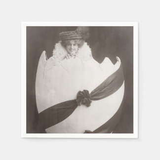 Vintage Påskägg Dam Pappersservett