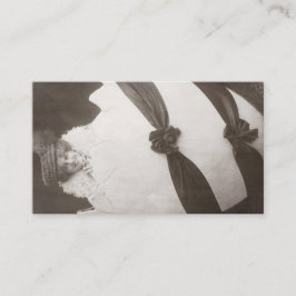 Vintage Påskägg Dam Visitkort