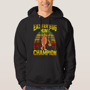 Vintage Påskägg Hunt Champion Påsk Day 2022 Hoodie