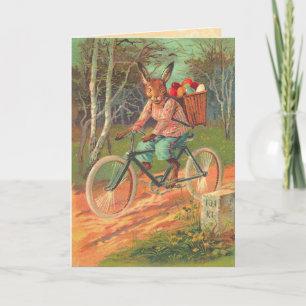 Vintage Påskhare Card Helgkort