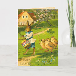 Vintage Påskhare Card Helgkort