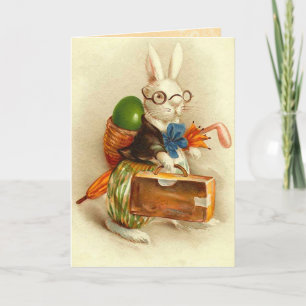 Vintage Påskhare Card Helgkort