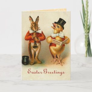 Vintage Påskhare Card Helgkort
