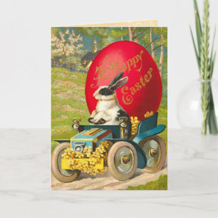 Vintage Påskhare Card Helgkort