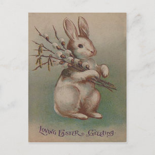 Vintage Påskhare, kanin Helg Vykort